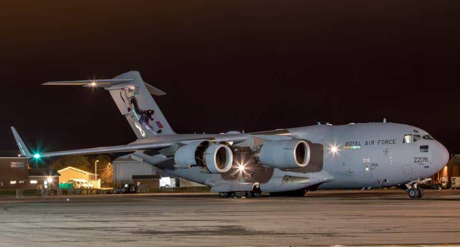 英国皇家空军的C-17“空中霸王III”运输机
