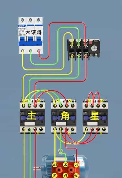 为什么使用星三角降压启动电路？有什么优点？