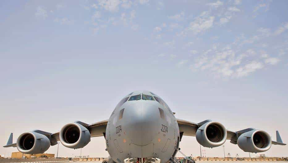 英国皇家空军的C-17“空中霸王III”运输机