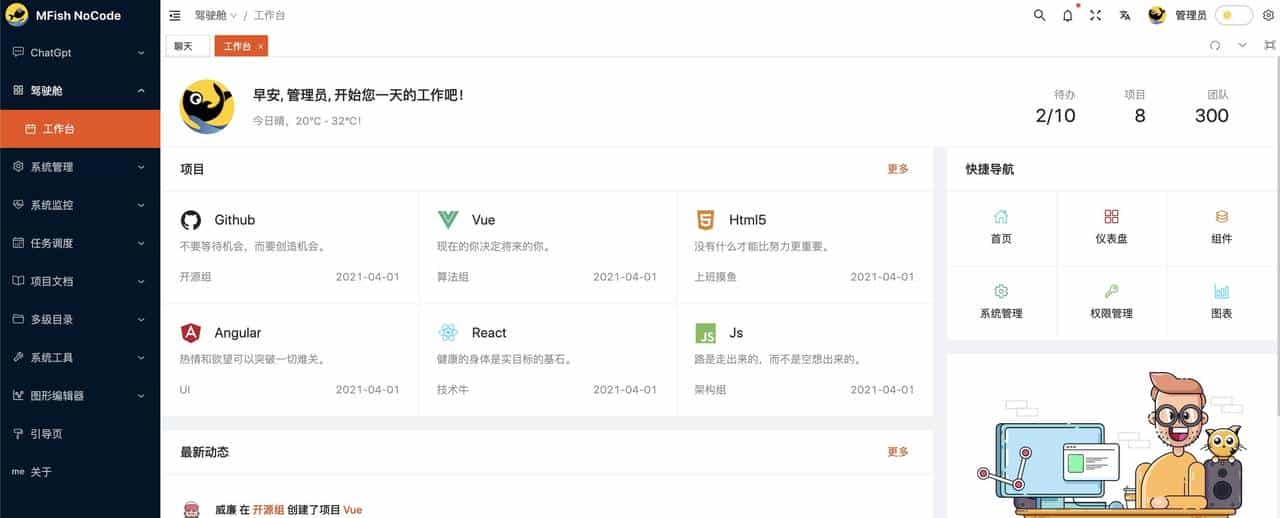 程序员做私活找项目. 大厂外包套路深. 15个开源系统藏着接活密码.