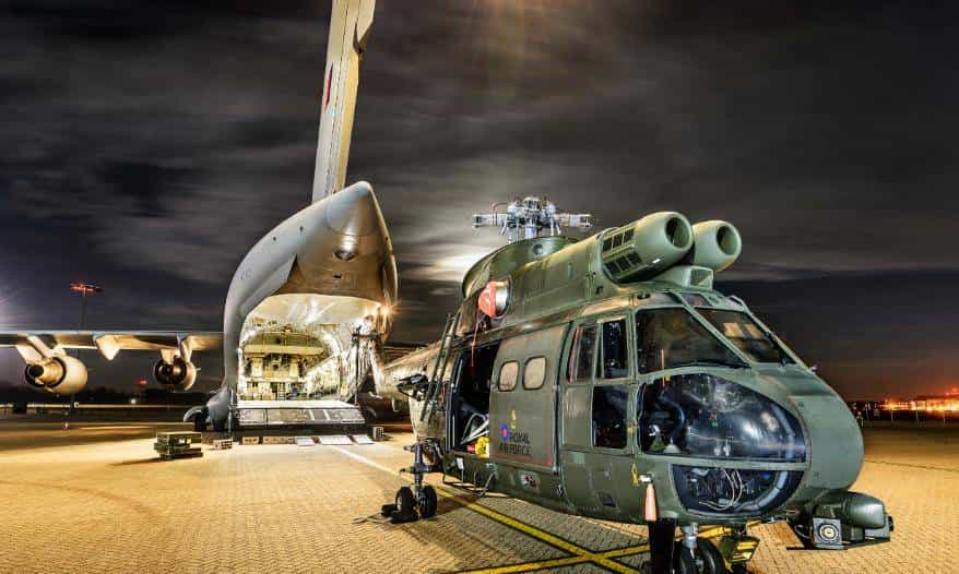 英国皇家空军的C-17“空中霸王III”运输机