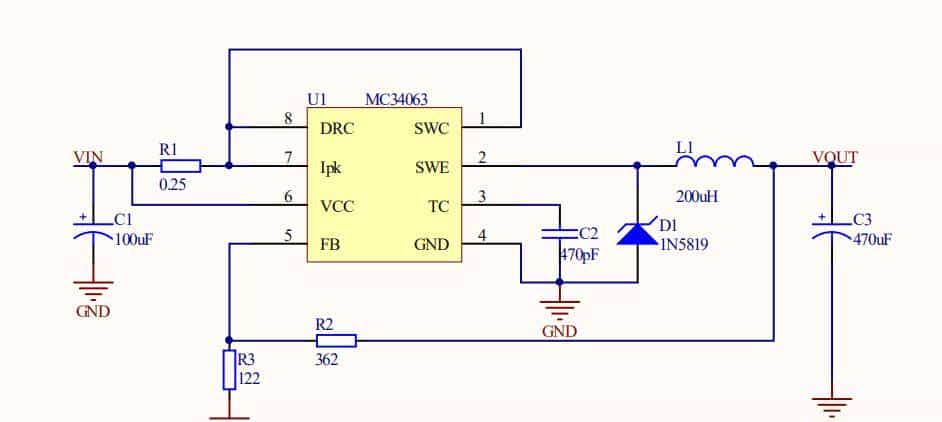 既能升压也能降压,开关电源芯片34063,其功能很适合工程师
