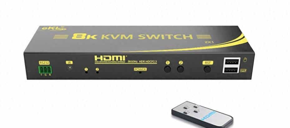 什么是8K HDMI2.1 KVM切换器？2进1出HDMI2.1 KVM切换器21HK2.1
