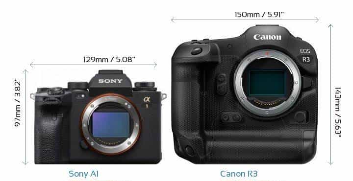 佳能 EOS R3 VS索尼 A1对比来啦，神仙打架，针尖对麦芒，该怎么选？