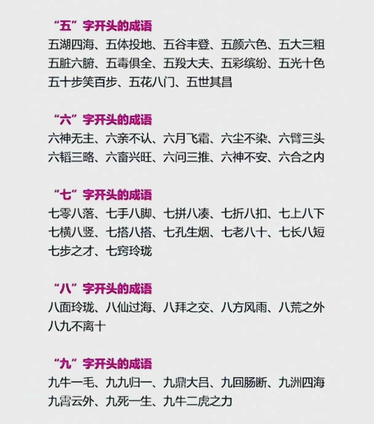 【第8集】数字成语你掌握了多少