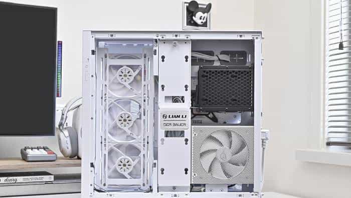 搭建无边海景房——影驰 Z790+ROG 龙王 3+联力积木风扇 P28 装机展示