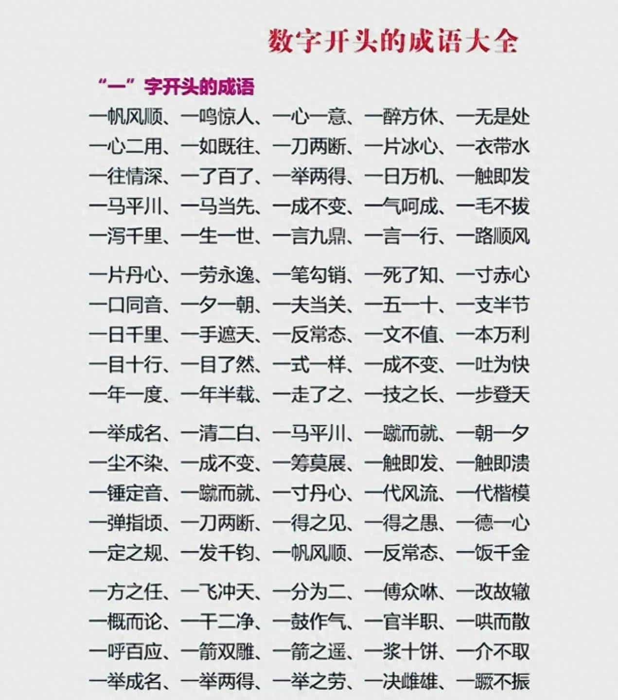 【第8集】数字成语你掌握了多少