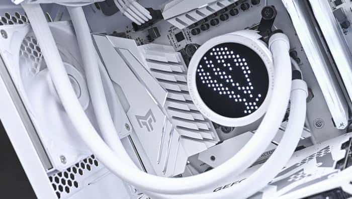 搭建无边海景房——影驰 Z790+ROG 龙王 3+联力积木风扇 P28 装机展示