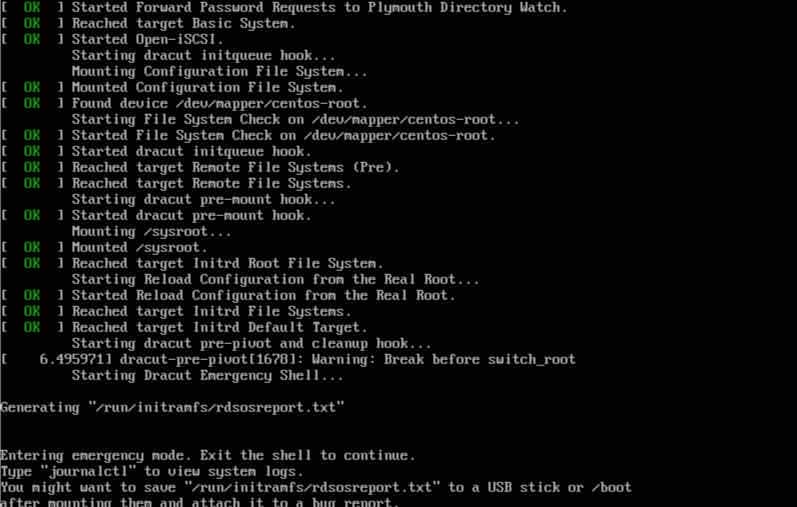 如何在 CentOS 中恢复丢失的 root 密码