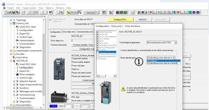 STARTER软件矢量控制三相异步电动机