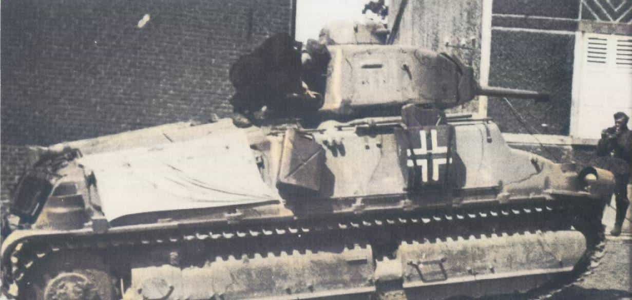 装甲辱法！坚甲利炮终为他人做嫁衣 二战德国缴获法国坦克大盘点