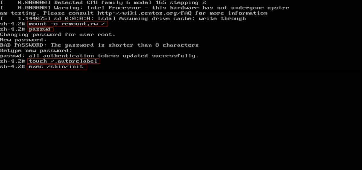 重置root用户密码