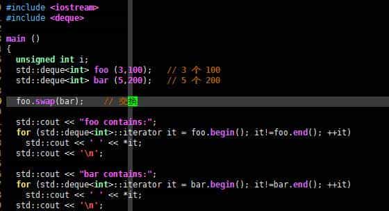 C++标准容器类第1节,支持首尾插入,双端队列deque使用实例详解