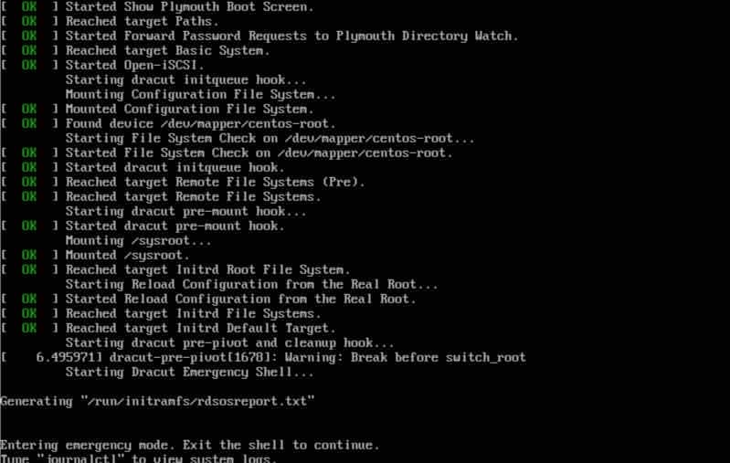 如何在 CentOS 中恢复丢失的 root 密码