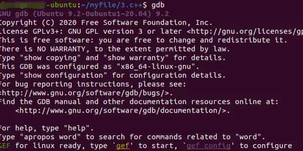 GDB--初始GDB