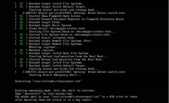 centos系统忘记密码重新重置