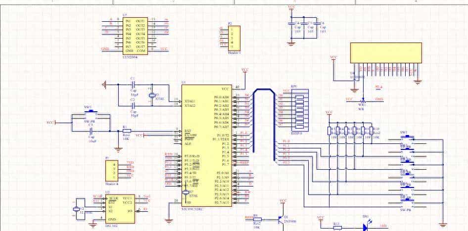 51单片机项目:定时宠物喂食系统(含代码)keil、DXP原理图