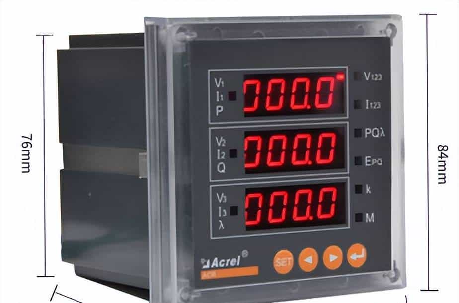 ACR220E 安科瑞三相多功能网络电力仪表 LED显示 三相四线 RS485通讯