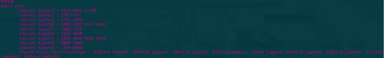 linux版本mrbayes和iqtree跑多基因树