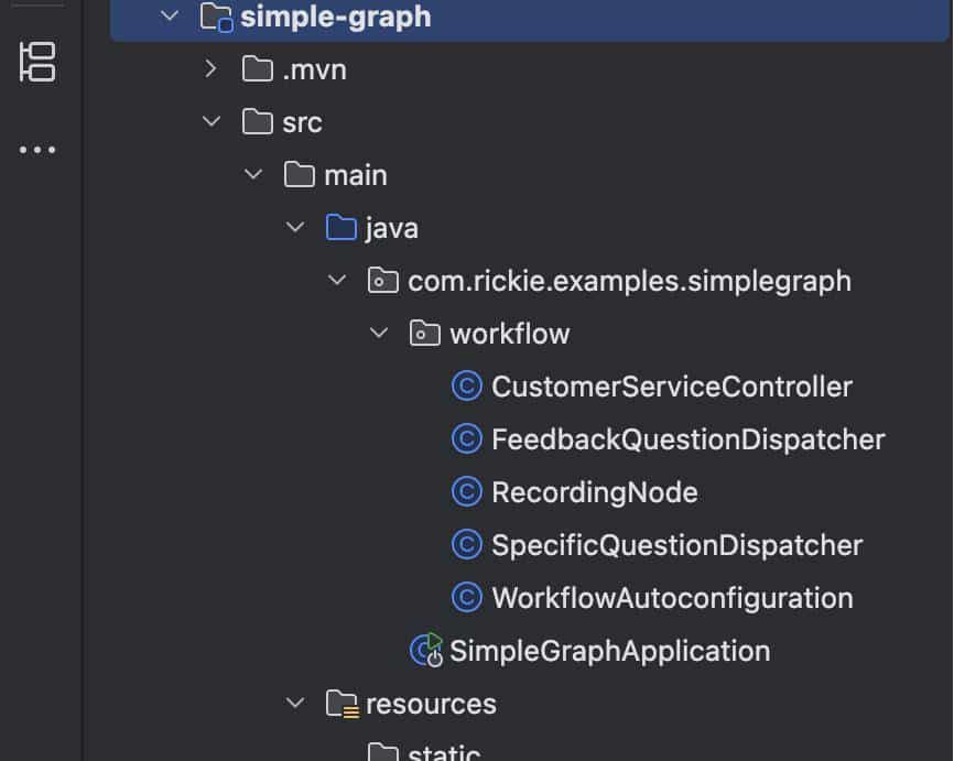 Spring AI Alibaba Graph Workflow快速入门示例-创建示例项目