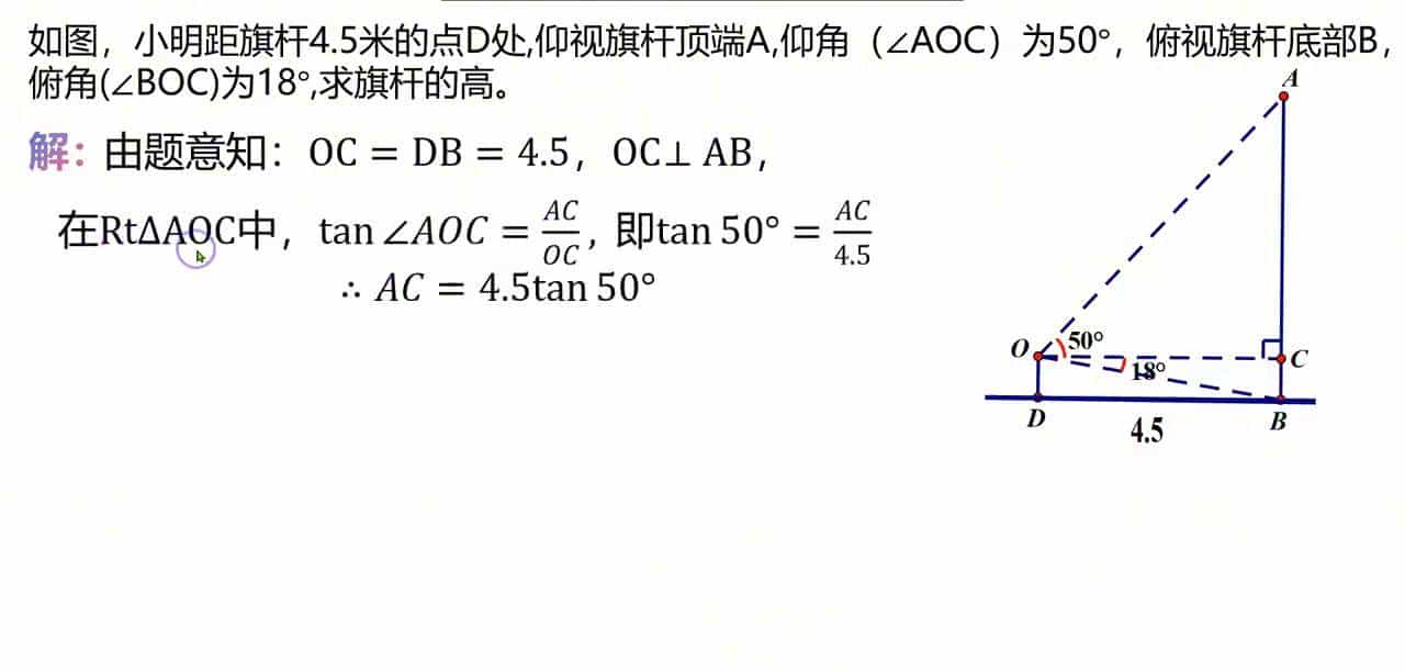 数学难题解析：解直角三角形的应用