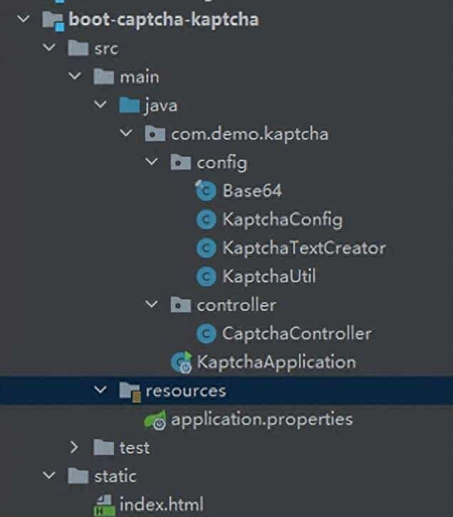 SpringBoot 集成 kaptcha 验证码