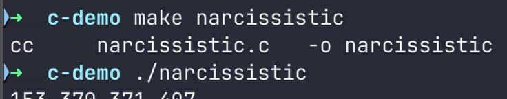 使用 C 语言编写了一个计算水仙花数的小程序
