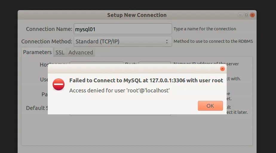 MySQL Workbench连接MySQL错误：error 2003 (hy000): can’t connect to mysql server on ‘172.17.0.1’ (111)