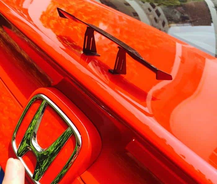 ^法拉利红^第十代本田思域提车