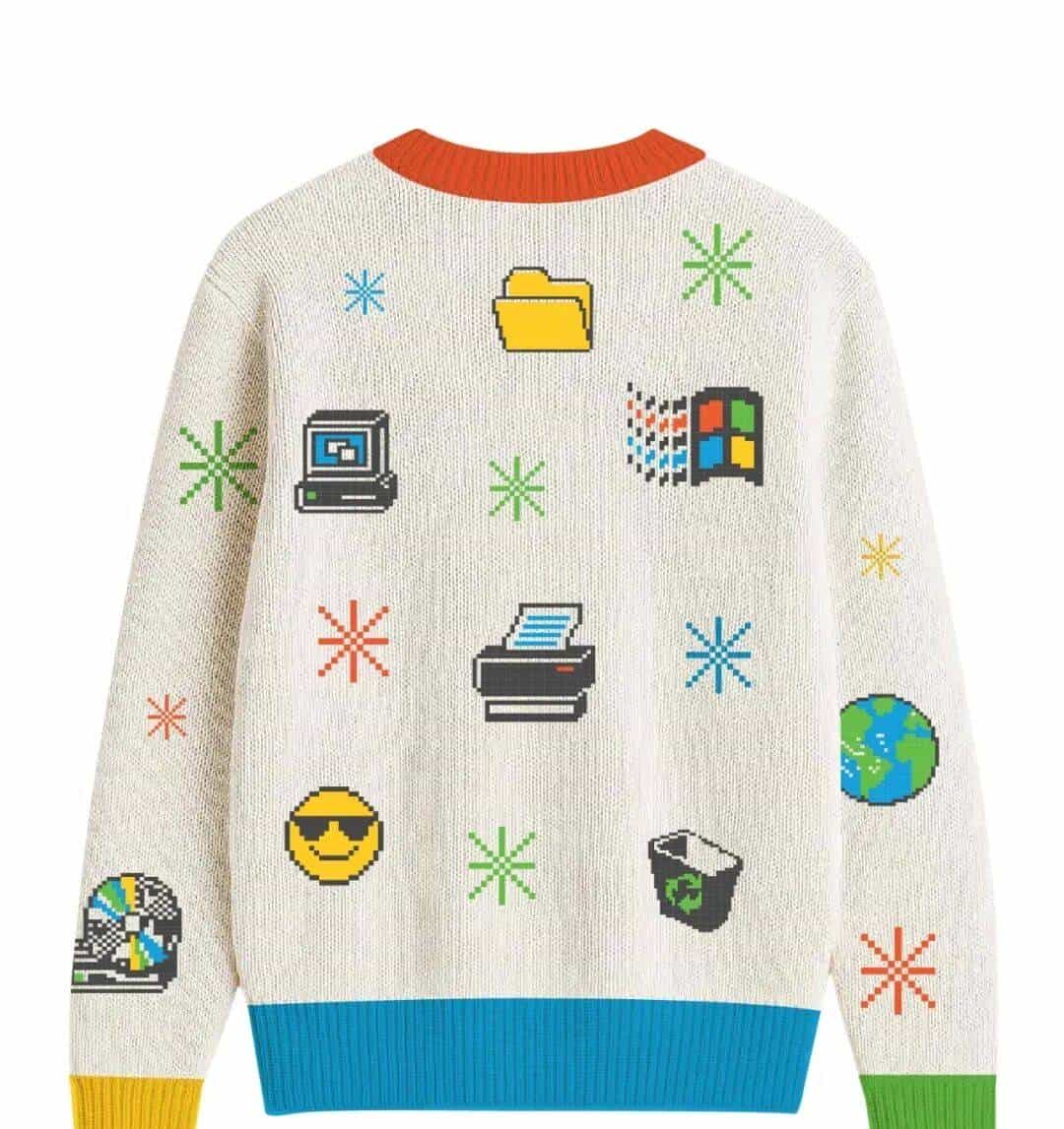 微软推出怀旧主题毛衣
