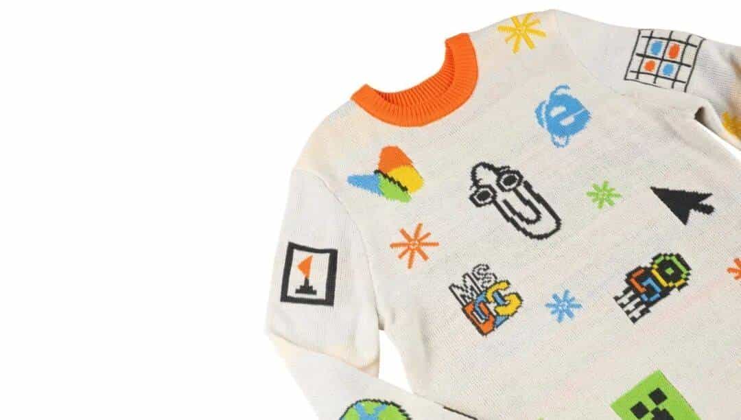 微软推出怀旧主题毛衣