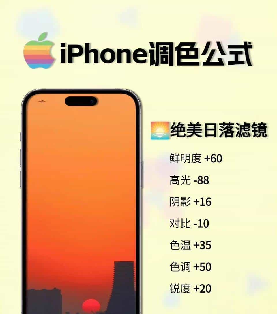 iPhone调色公式火出圈！九种风格一键Get
