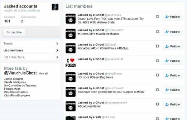 Anonymous用Porn为武器攻击ISIS支持者推特账号