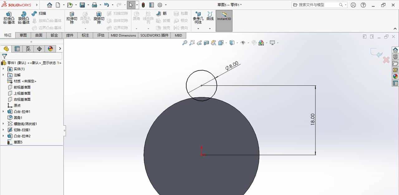 solidworks指示灯（德力西电气LD11-25 ）建模练习