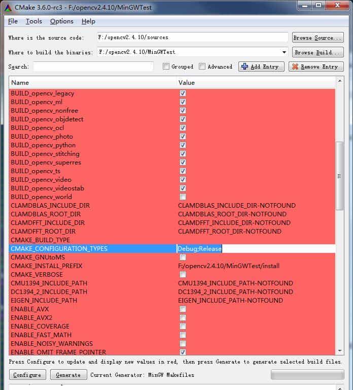 Qt中添加OpenCV库