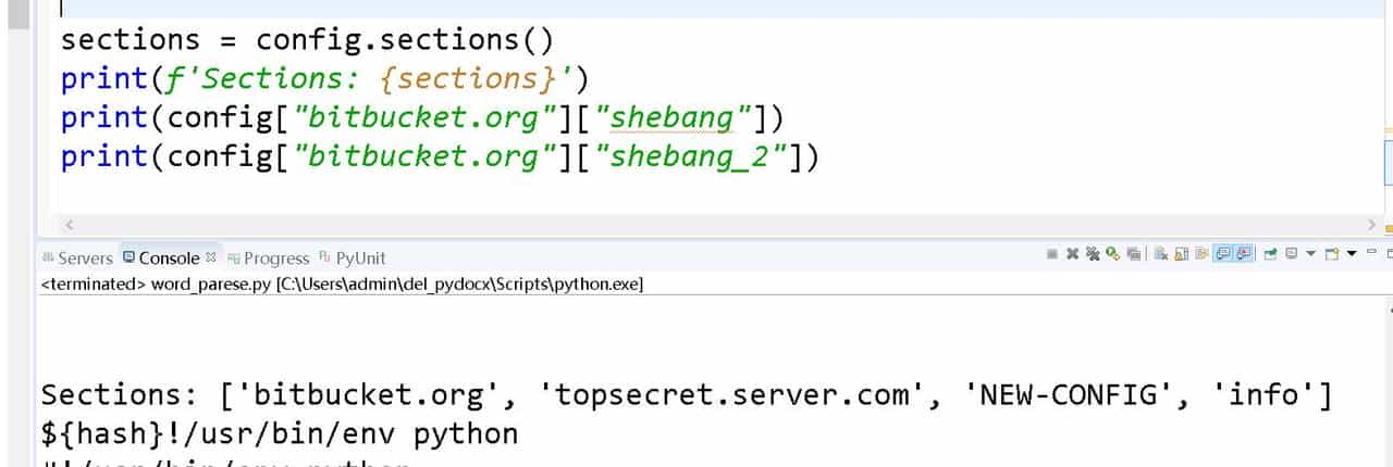 Python配置文件解析configparser 二