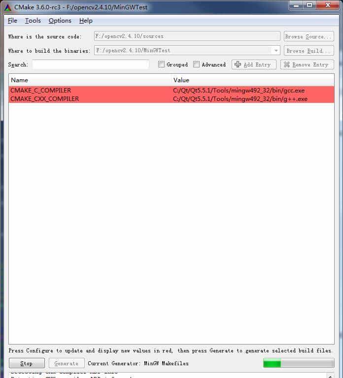Qt中添加OpenCV库