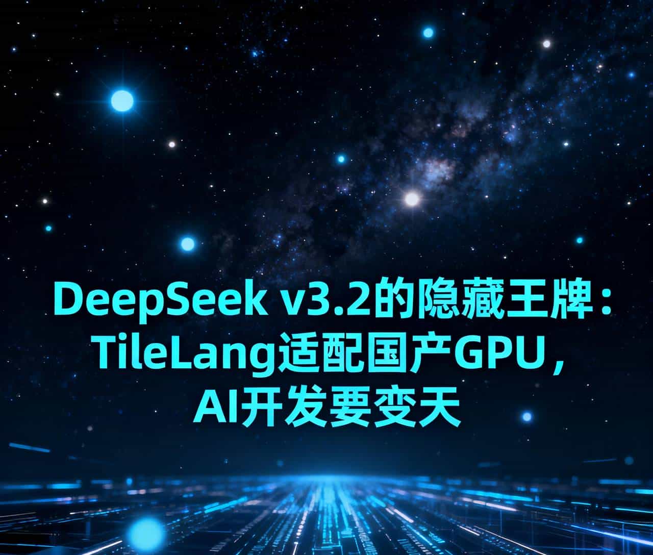 DeepSeek v3.2的隐藏王牌：TileLang适配国产GPU，AI开发要变天