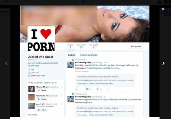 Anonymous用Porn为武器攻击ISIS支持者推特账号