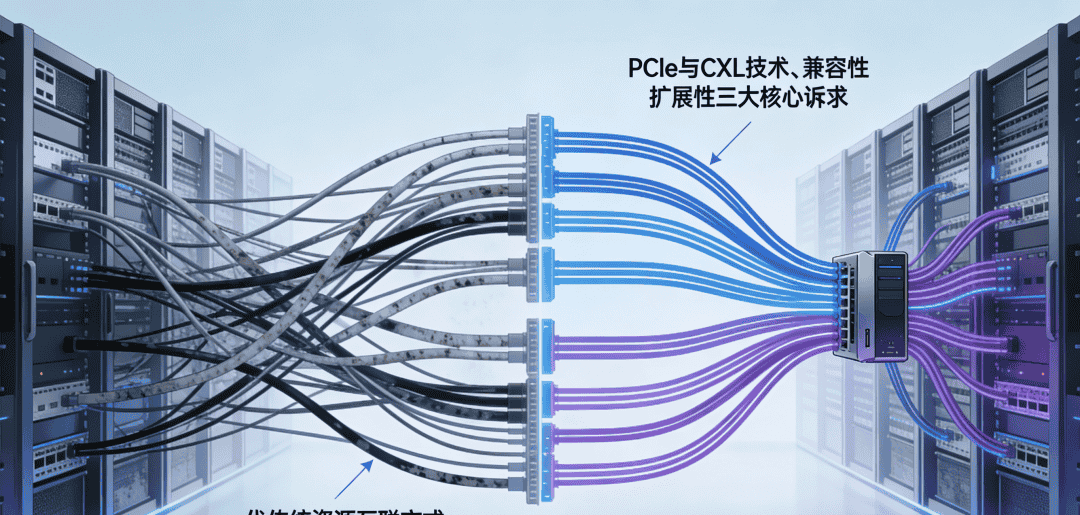 PCIe/CXL布线如何重构AI数据中心互联格局?