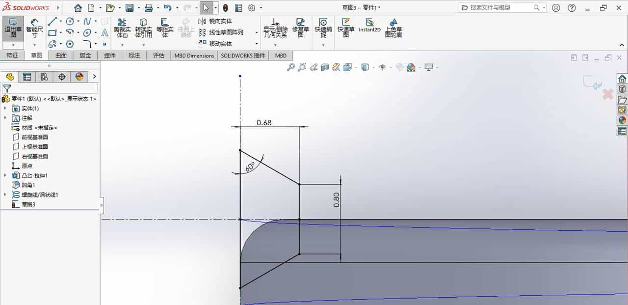 solidworks指示灯（德力西电气LD11-25 ）建模练习