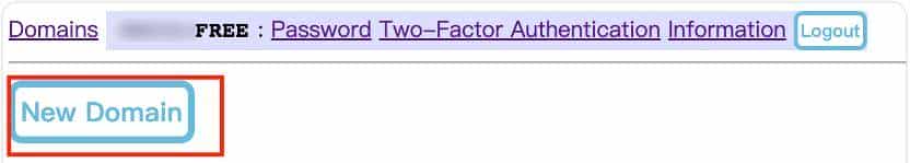 免费域名申请(二)