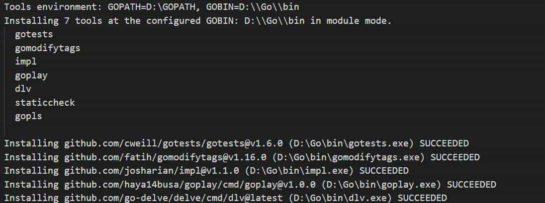 go语言开发环境配置