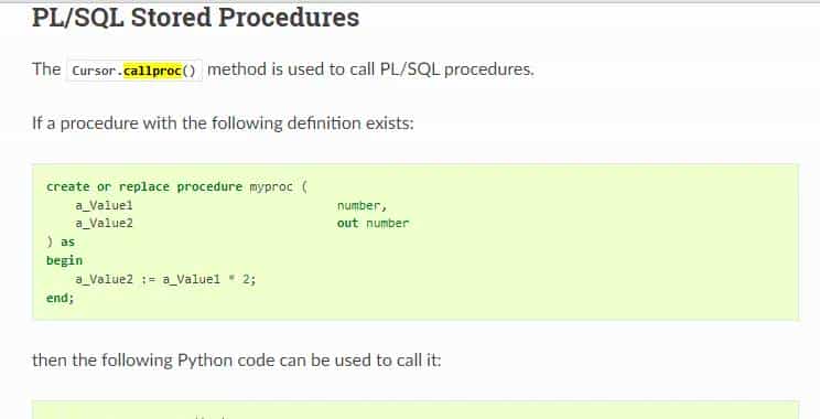 DatabaseLibrary调用存储过程报错“AttributeError:  cx_Oracle.Cursor  object has no attribute  nextset ”