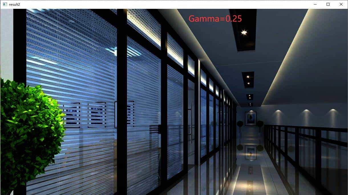 OpenCV Gamma 校正原理和功能实现