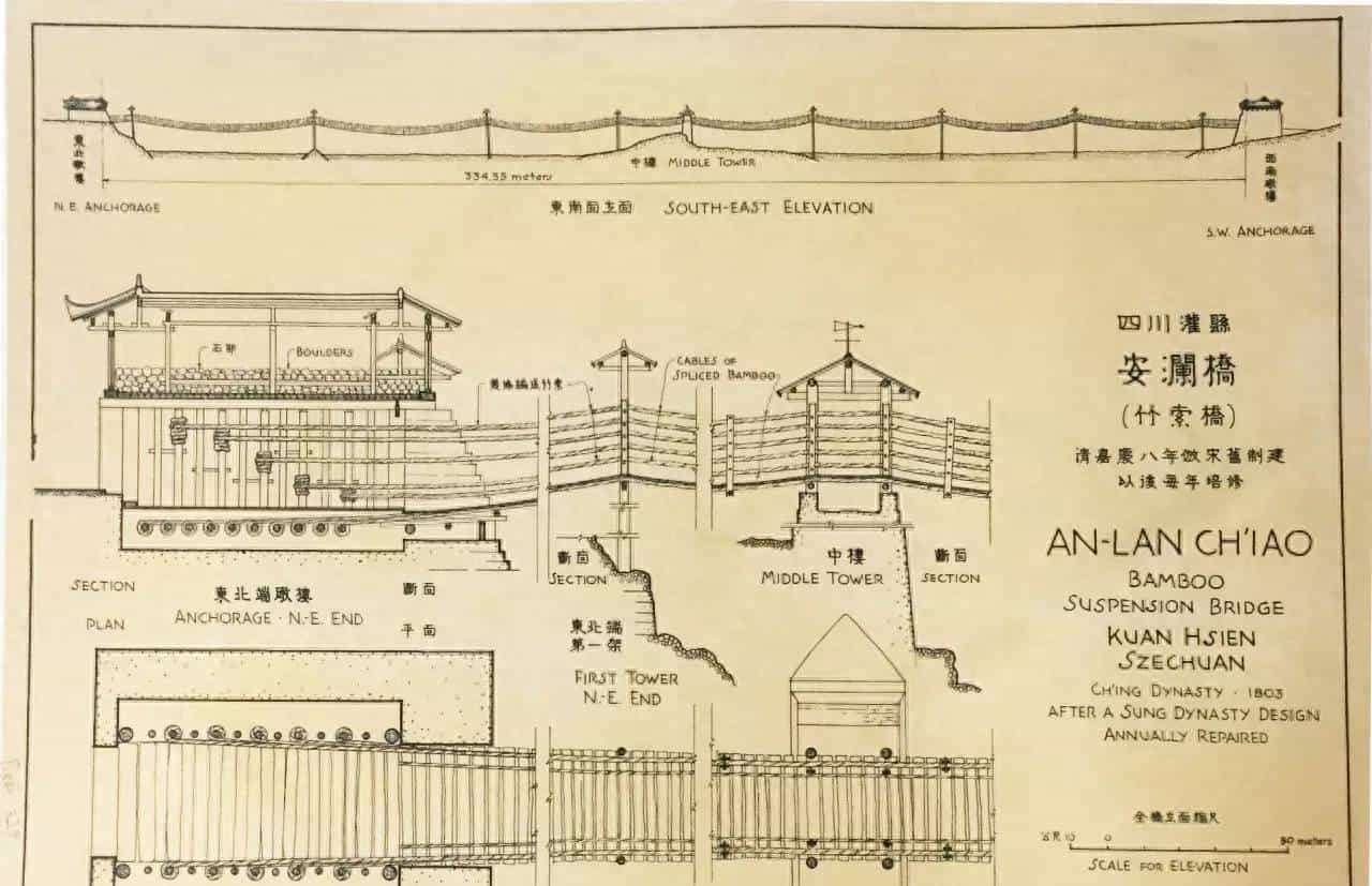 大师梁思成古建筑手绘稿:当时没有CAD,但精美程度令人叹为观止