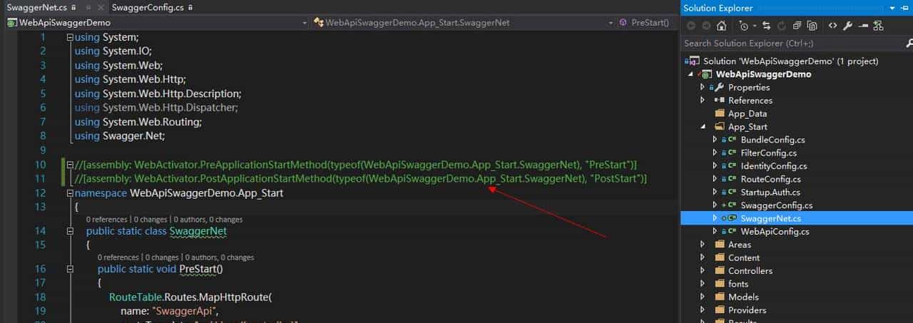 WebApi 集成 Swagger