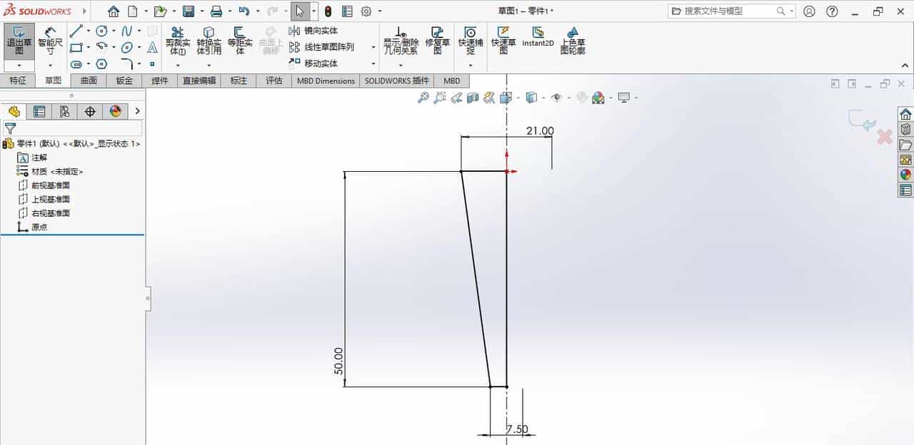solidworks漏斗建模练习