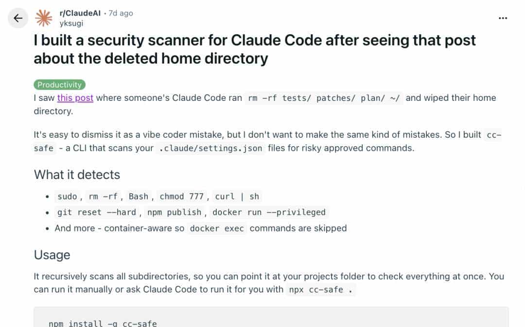 一条命令崩Mac！Claude CLI“惹祸”执行rm -rf，清空电脑Home目录