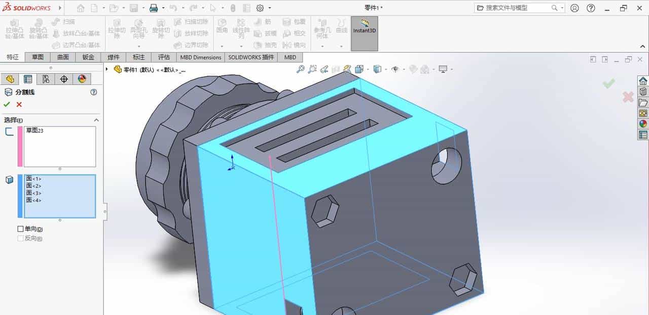 solidworks指示灯（德力西电气LD11-25 ）建模练习